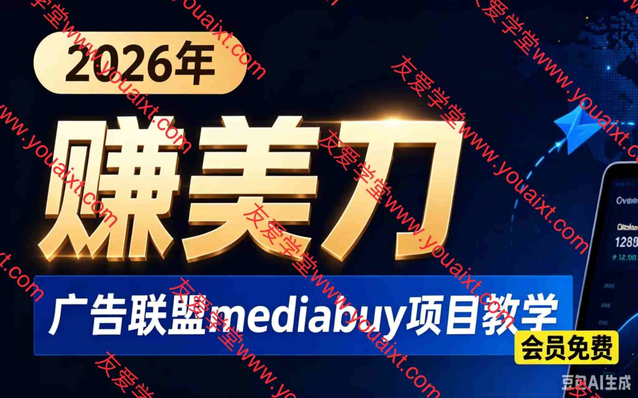 2026年老董賺美刀广告联盟mediabuy项目教学，避开新手90%的坑，教你用合规玩法稳定撬动海外流量收益