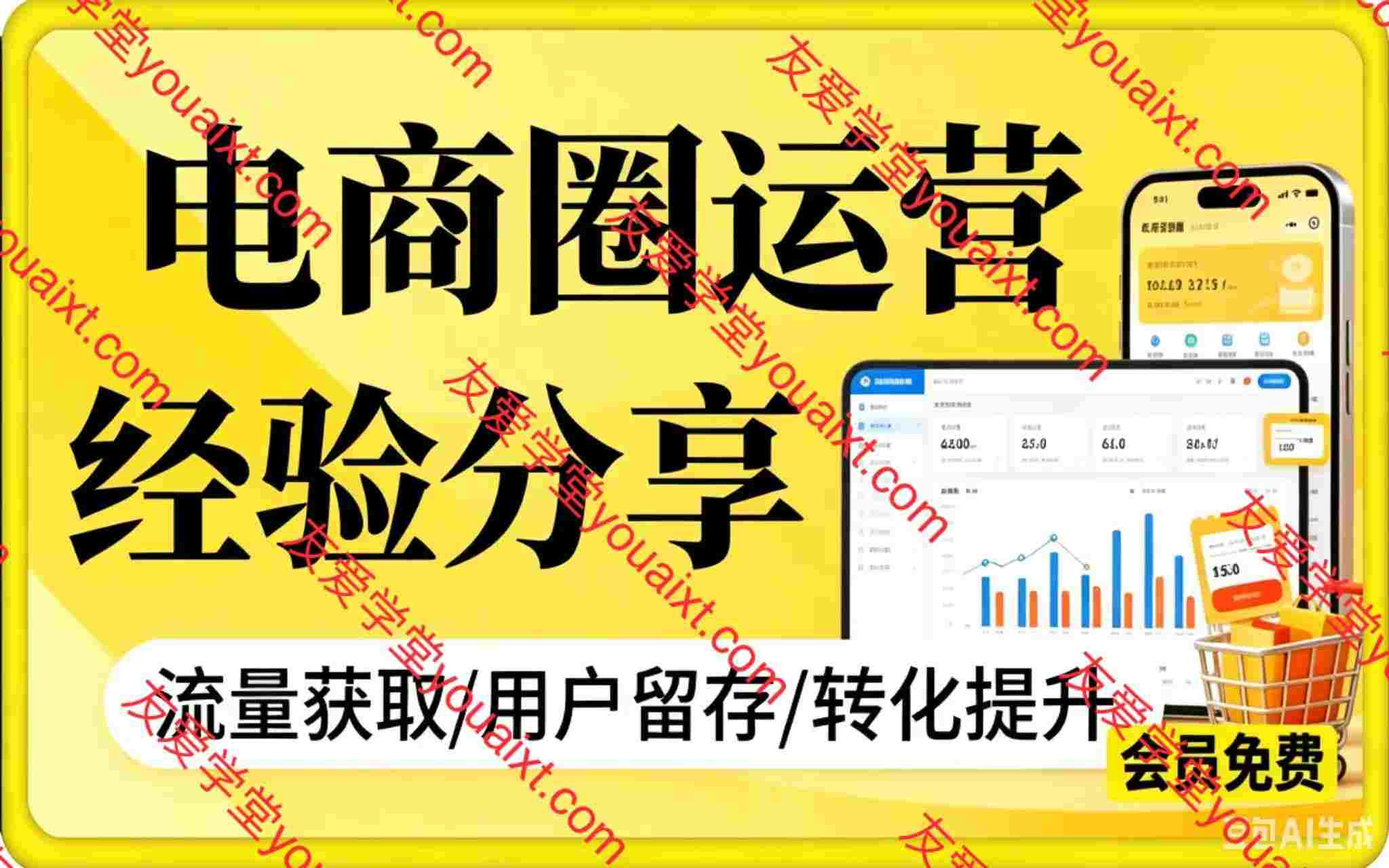 电商圈运营经验分享，最新系统电商实战玩法