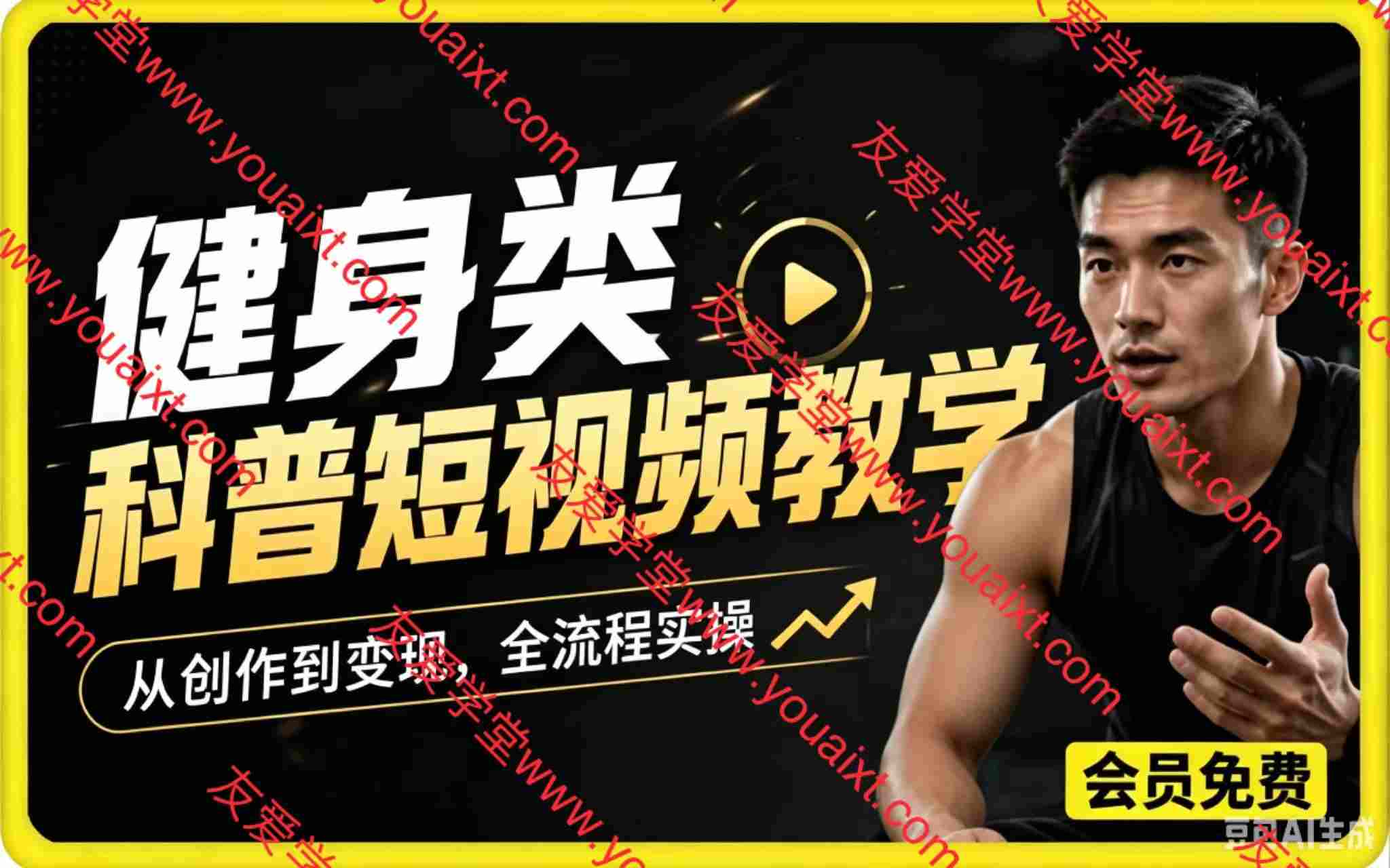健身类科普短视频教学,从创作到变现,全流程实操