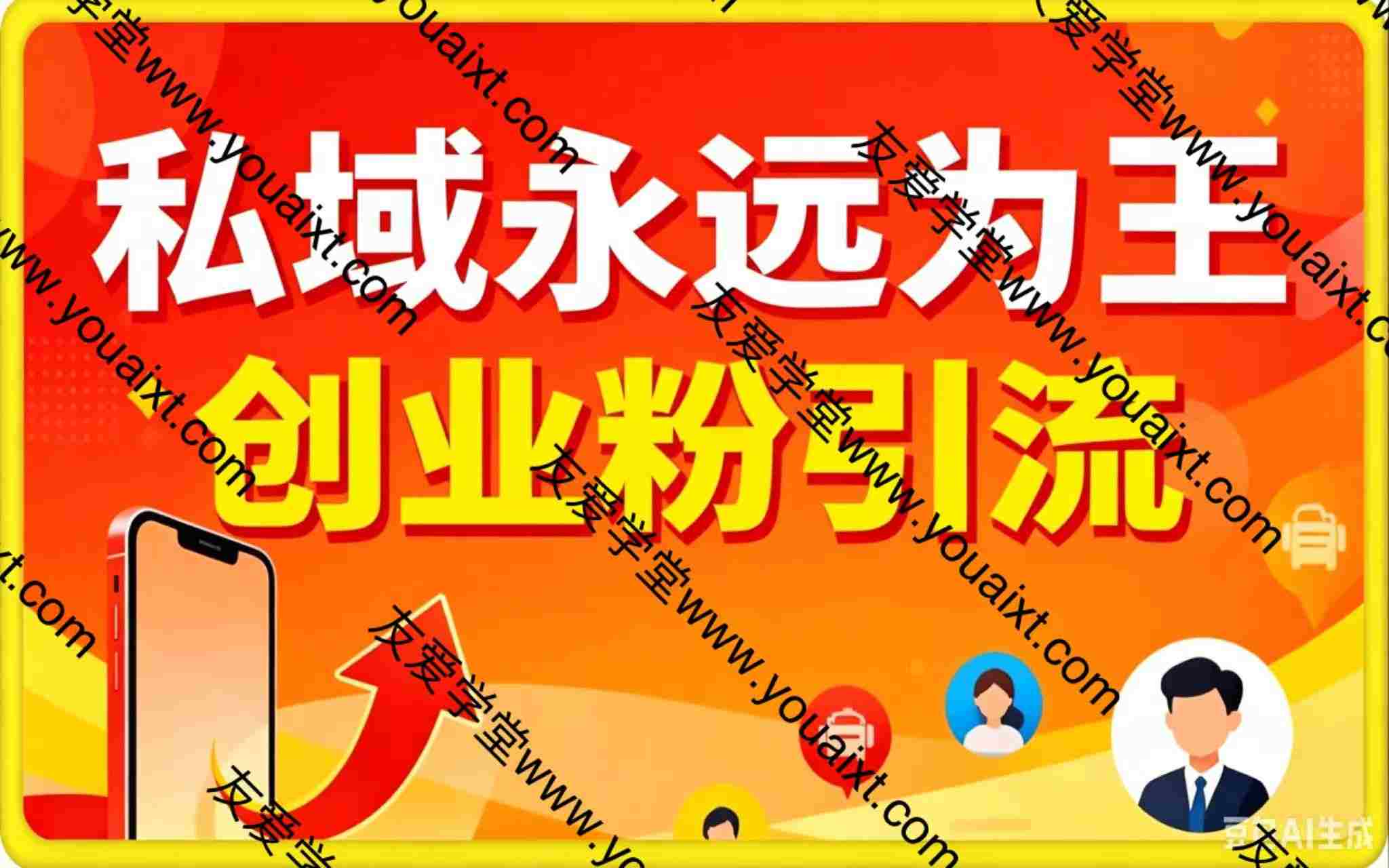 私域为王，创业方粉向引流（原价1890）