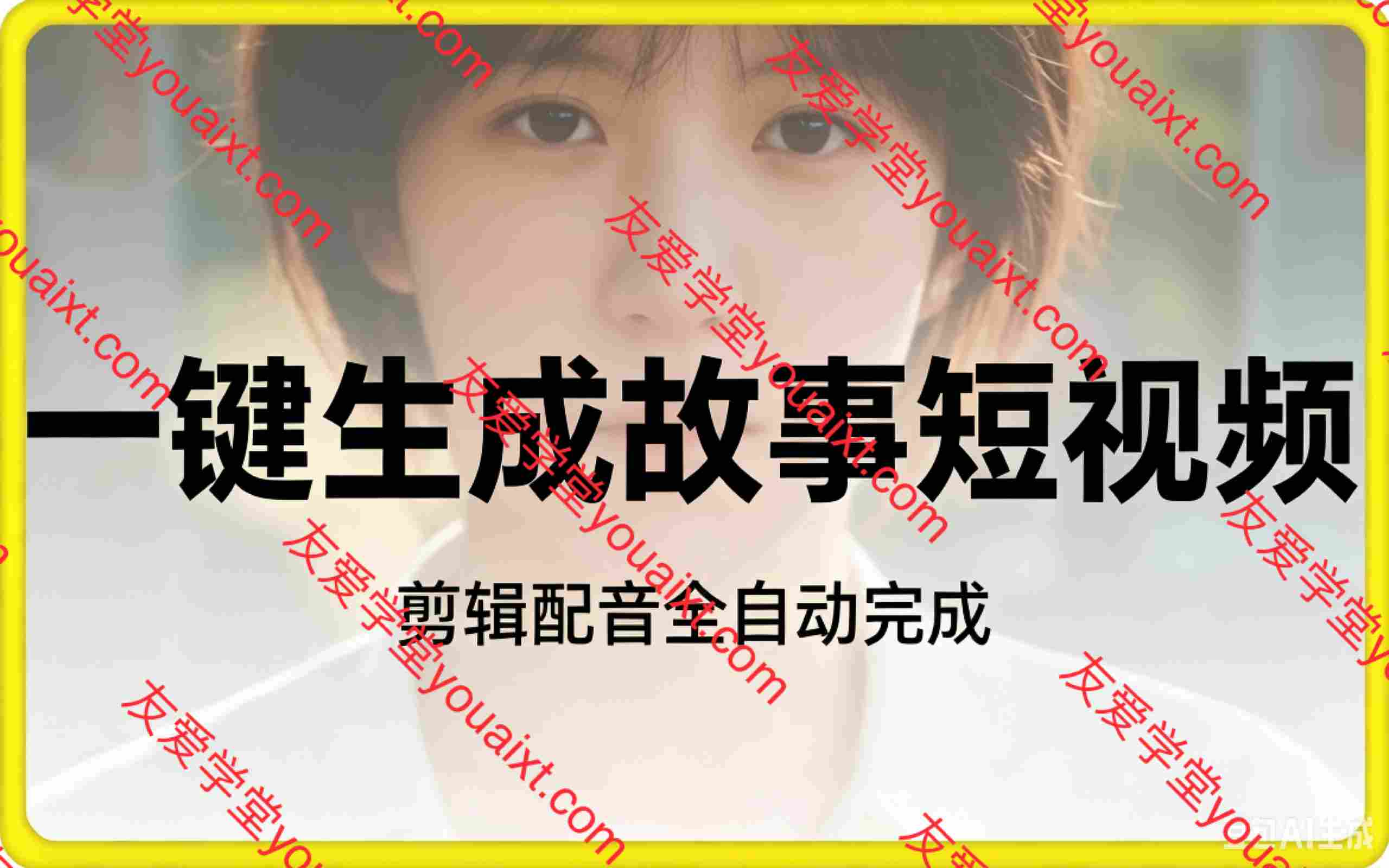 新玩法！一键生成故事短视频，剪辑配音全自动，操作不到5分钟！