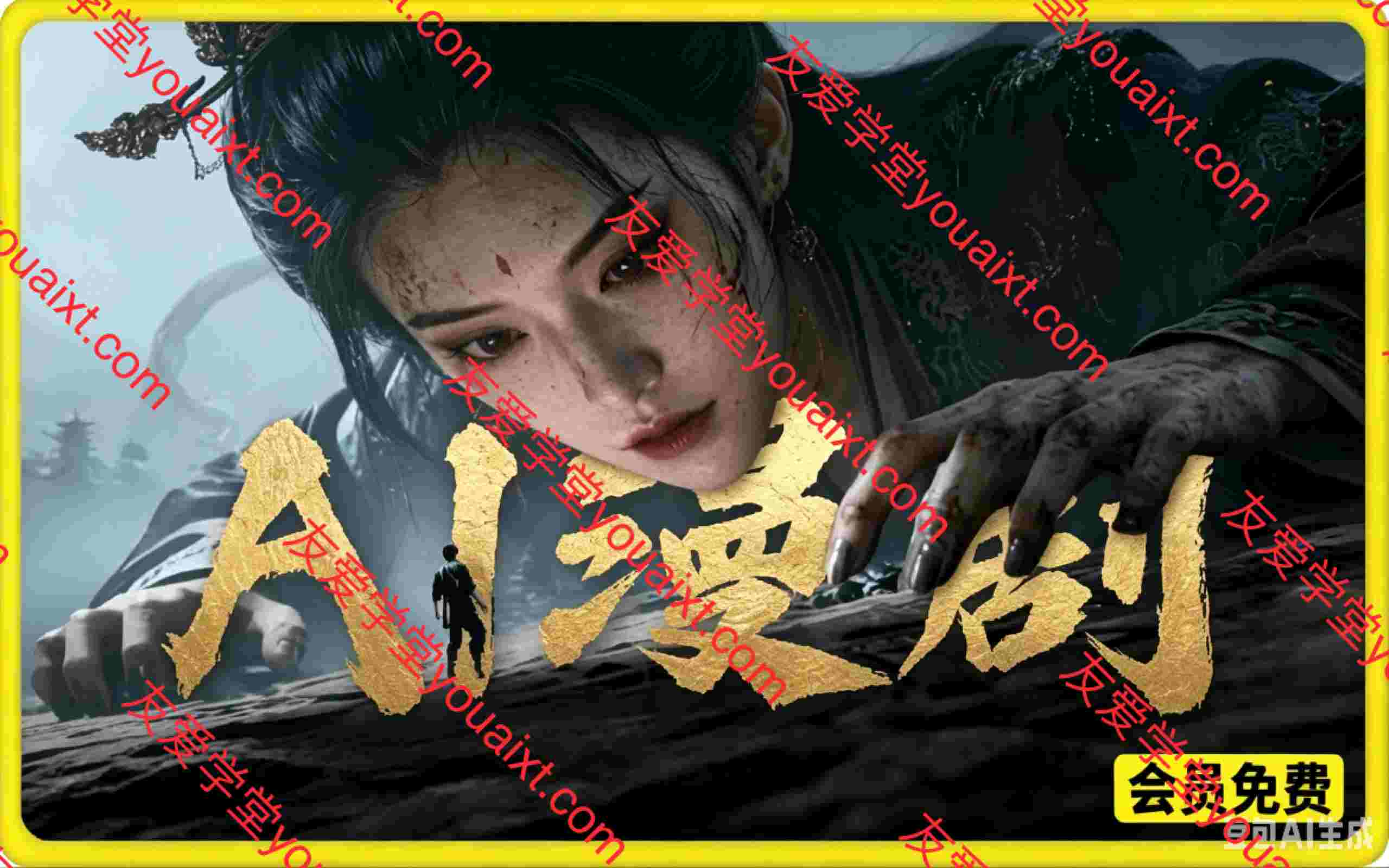 AI漫剧制作全流程教学！分镜脚本+人物设计+生成影片+剪辑配音AI一键生成，零基础小白也能轻松学会！7天学完直接变现接单！