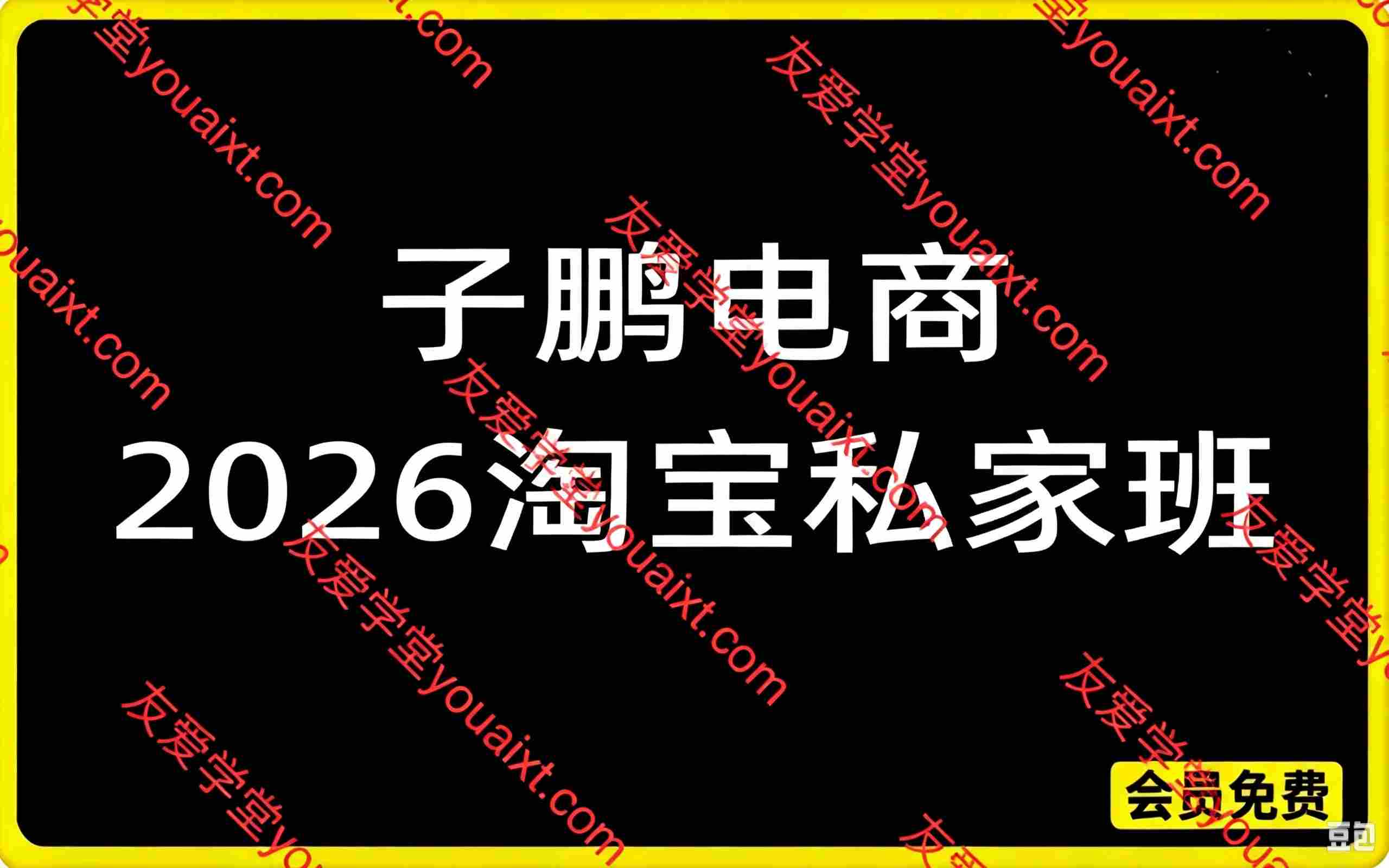 ZP讲电商-淘宝私家班（更新2026）